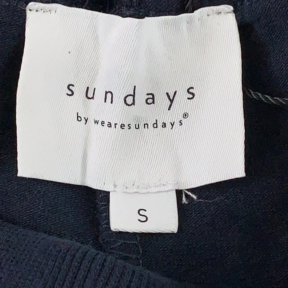 Sundays Women's Size Small Navy French Terry Pull On Pocketed Becca Skirt NWT - Picture 2 of 11